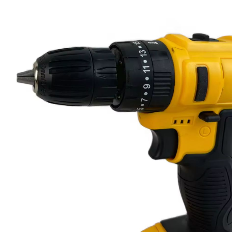Taladro Amarillo Doble Bateria Cuadrada