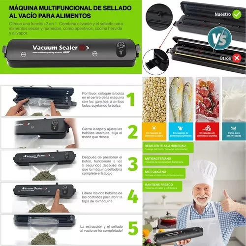Maquina de Sellar Al Vacio Conserva Alim
