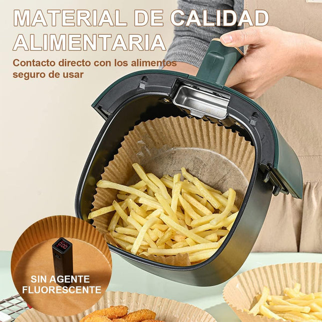 FILTROS DESECHABLES AIR FRYER C/100