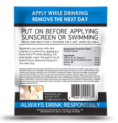 ANTI RESACA PATCH C/4