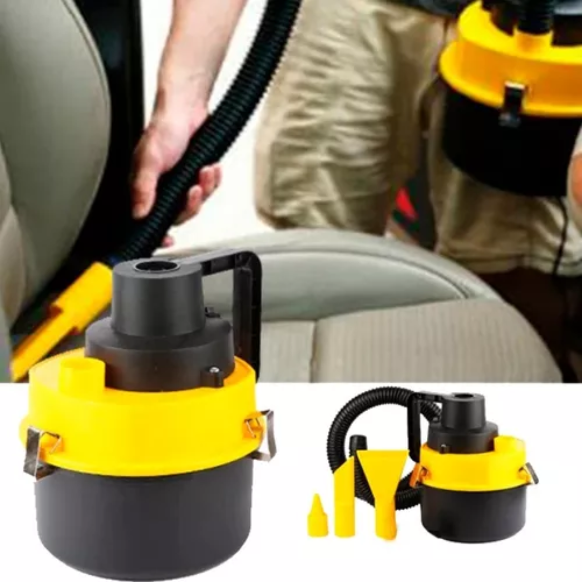 Aspiradora Bote Con Accesorios Para Auto