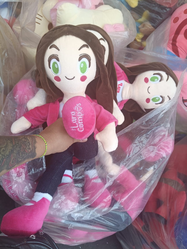 Pleuche Lara Campeon Rosa 30cm