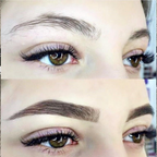 Henna Pigmento Para Cejas Café Brocha