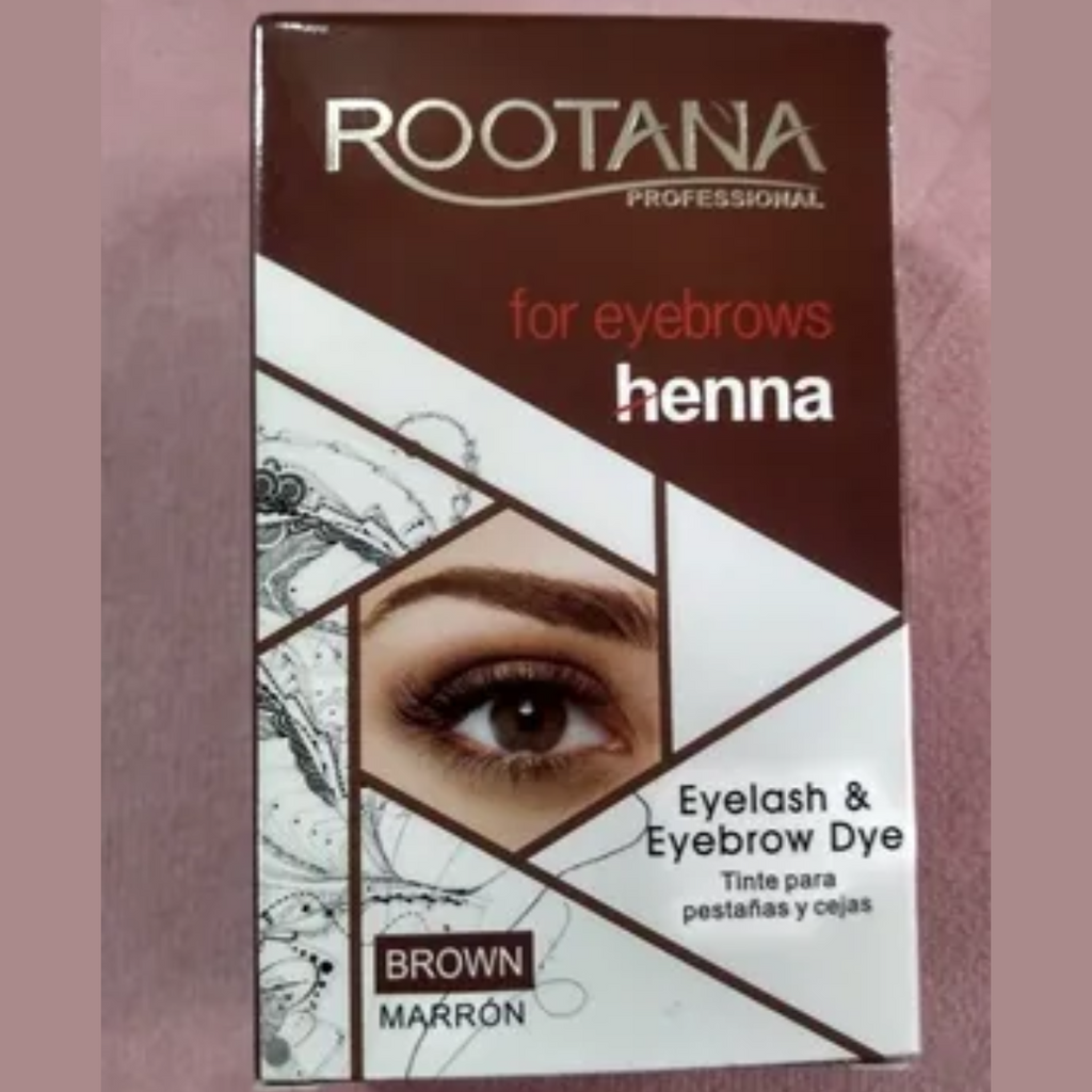 Henna Pigmento Para Ceja Negro Brocha