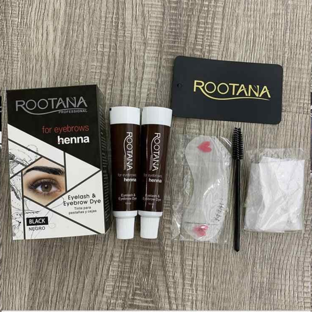 Henna Pigmento Para Ceja Negro Brocha