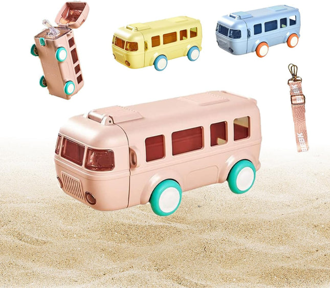 BOTELLA DE AGUA FORMA BUS PARA NIÑOS