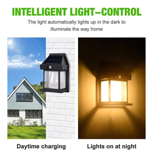LUZ SOLAR DE PARED CON SENSOR