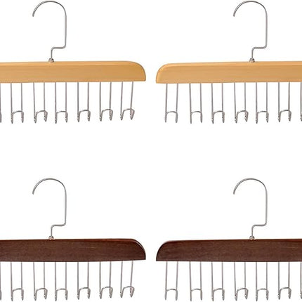 PERCHA PARA ROPA DE MADERA X2