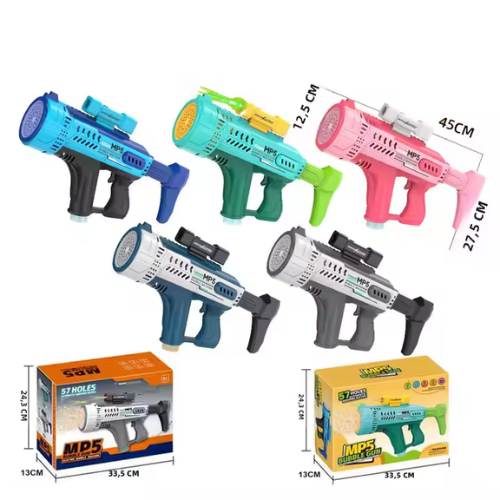 PISTOLA MP5 DE BURBUJAS
