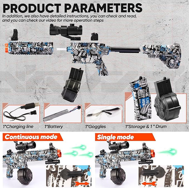 RIFLE M416 DE HIDROGEL