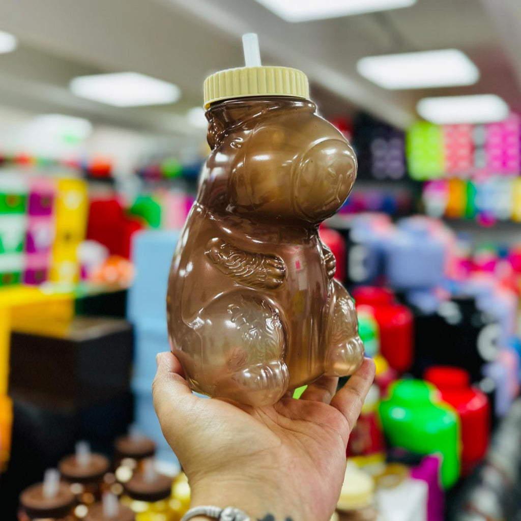 Capichela Con Popote Plastico Color Sorp