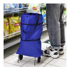 Bolsa de mercado plegable con ruedas