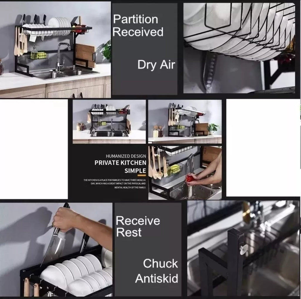 Seca Plato Acero Inoxidable 66cm Escurri