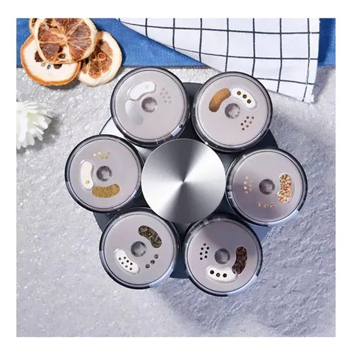 Condimentero Giratorio Para Especias X6