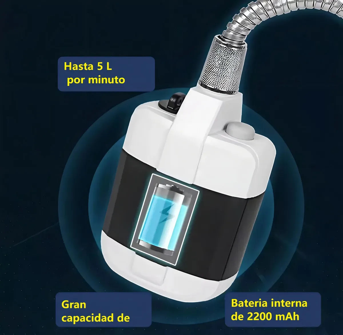 Regadera portatil multiusos