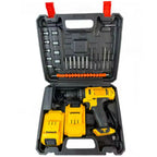 Taladro Amarillo 2 Baterias inalambrico