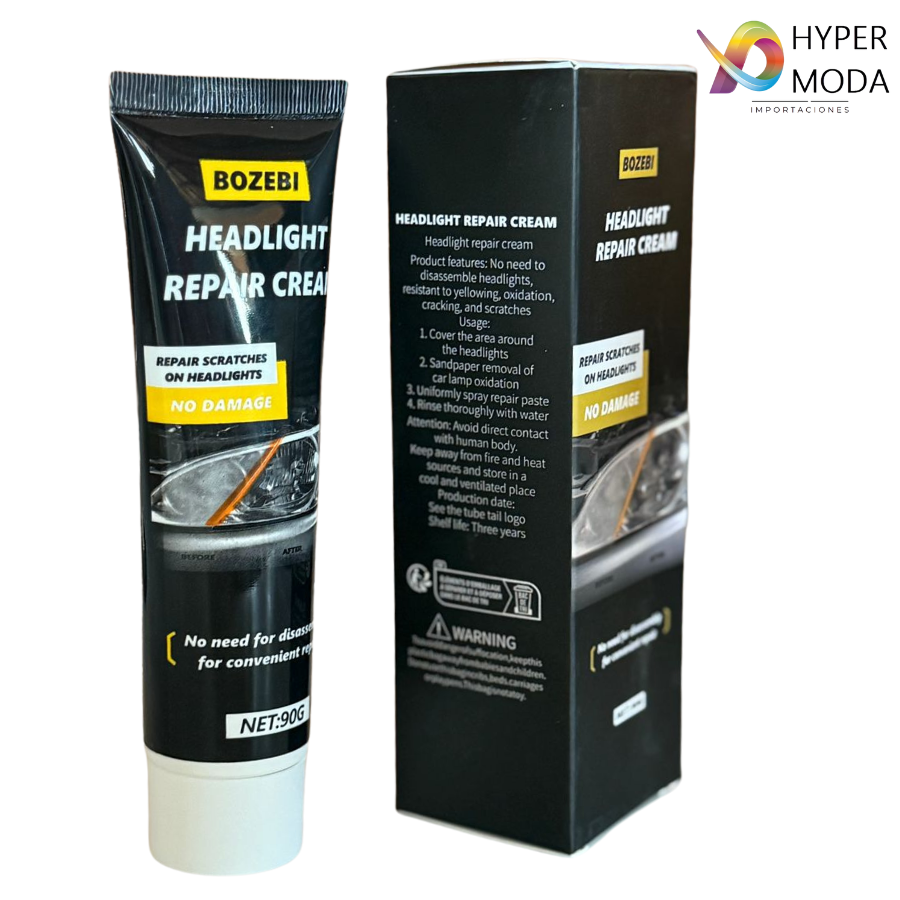 Crema restauradora de faros