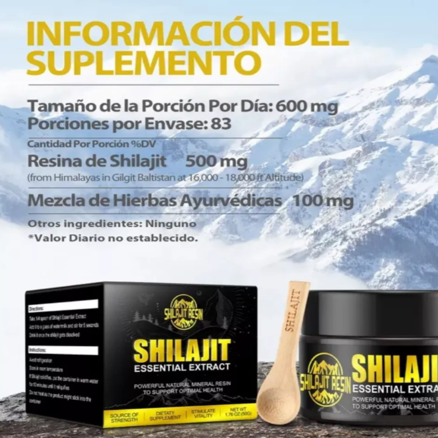 Shilajit Resina 50g Suplemento