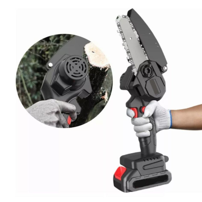 MotoSierra Electrica 2 baterias 7pulg