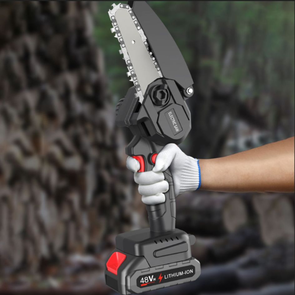 MotoSierra Electrica 2 baterias 7pulg