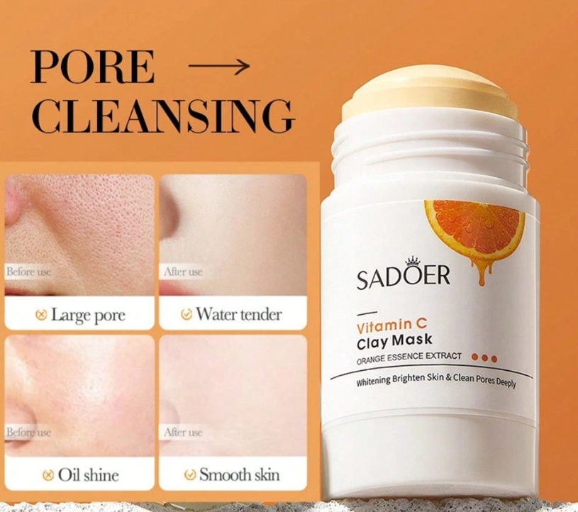 Mascarilla Facial En Barra Vitamina C