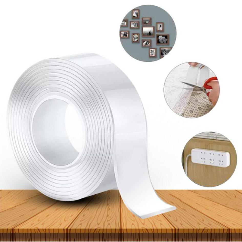 CINTA ADHESIVA DOBLE 3 METROS MAGICA