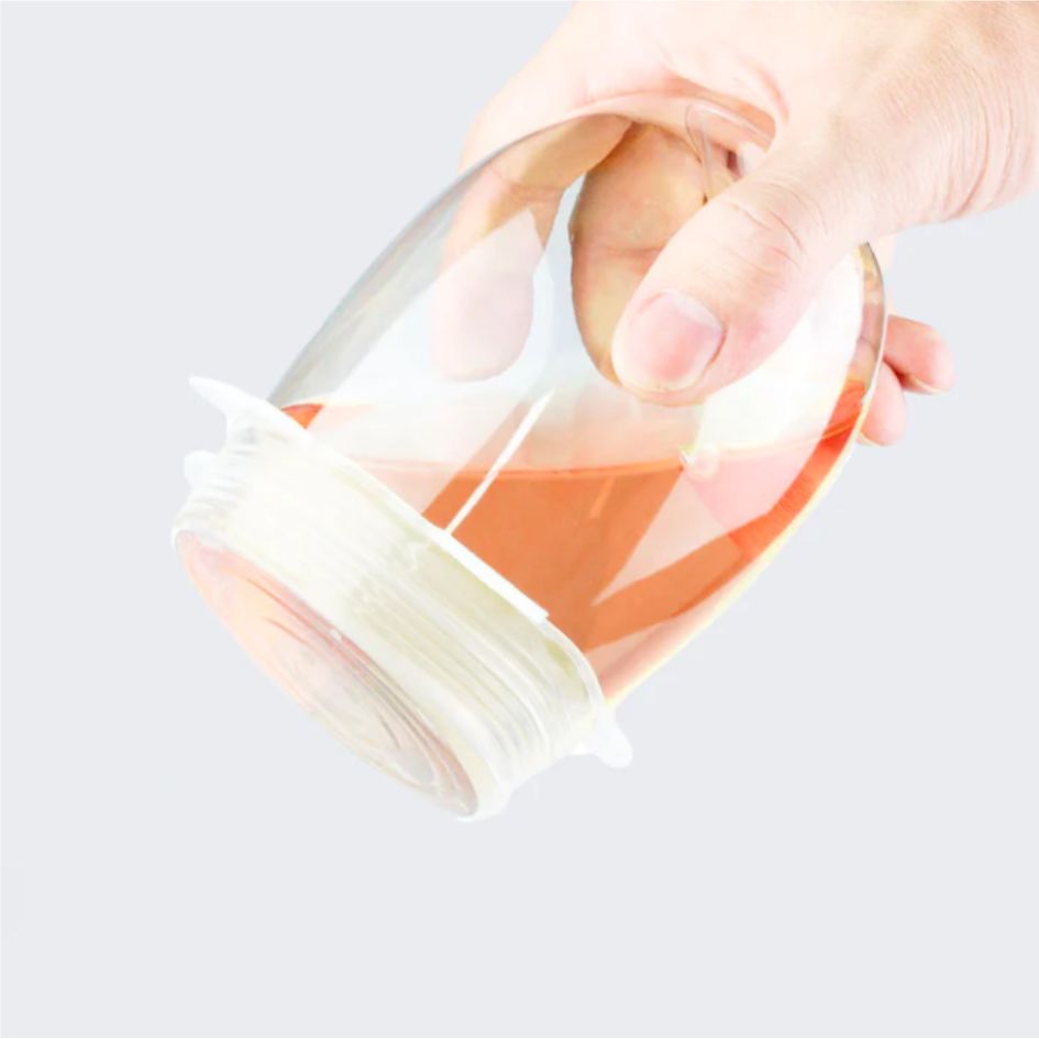 18 TAPAS DE SILICON REUTILIZABLES