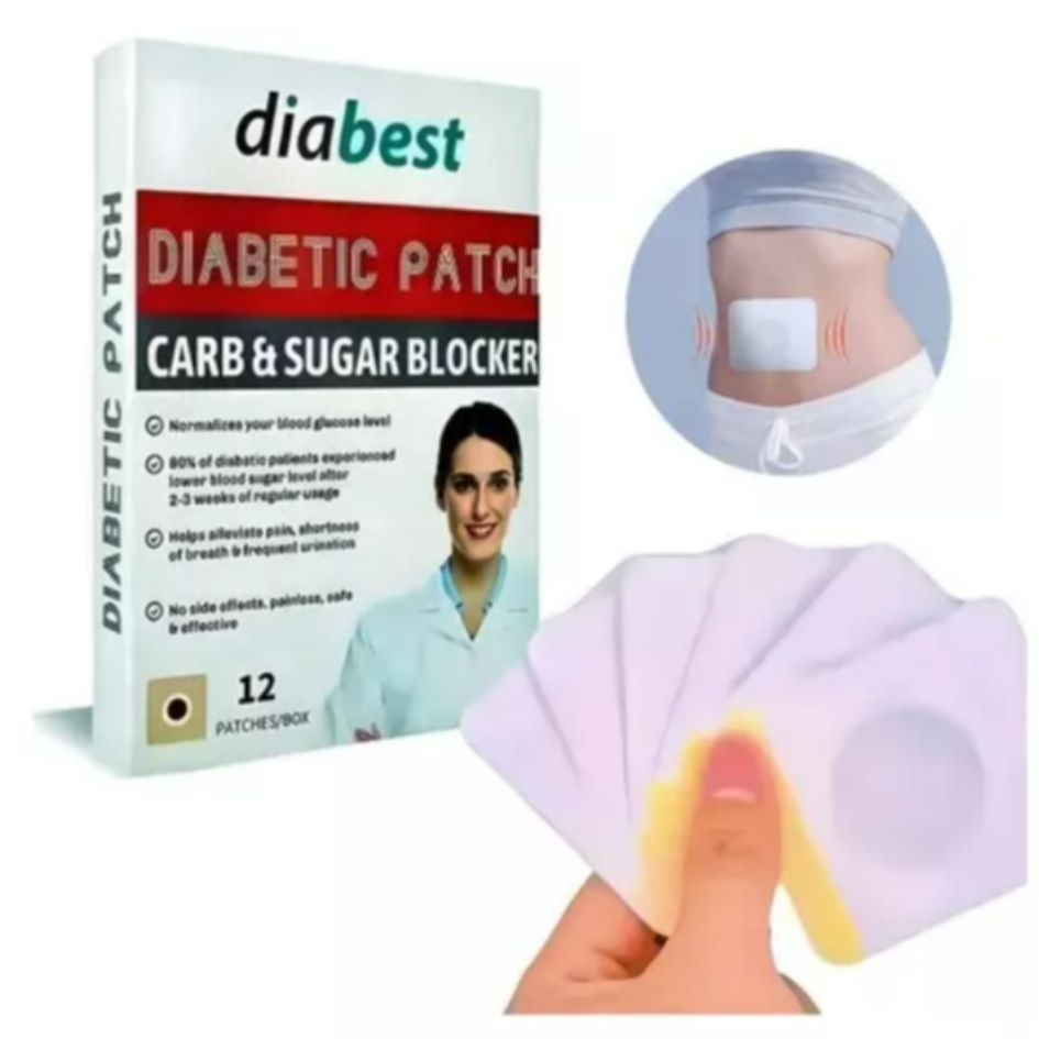 12 PARCHES PARA DIABETES NIVELAR AZUCAR