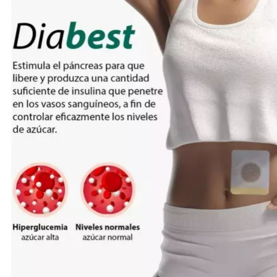 12 PARCHES PARA DIABETES NIVELAR AZUCAR