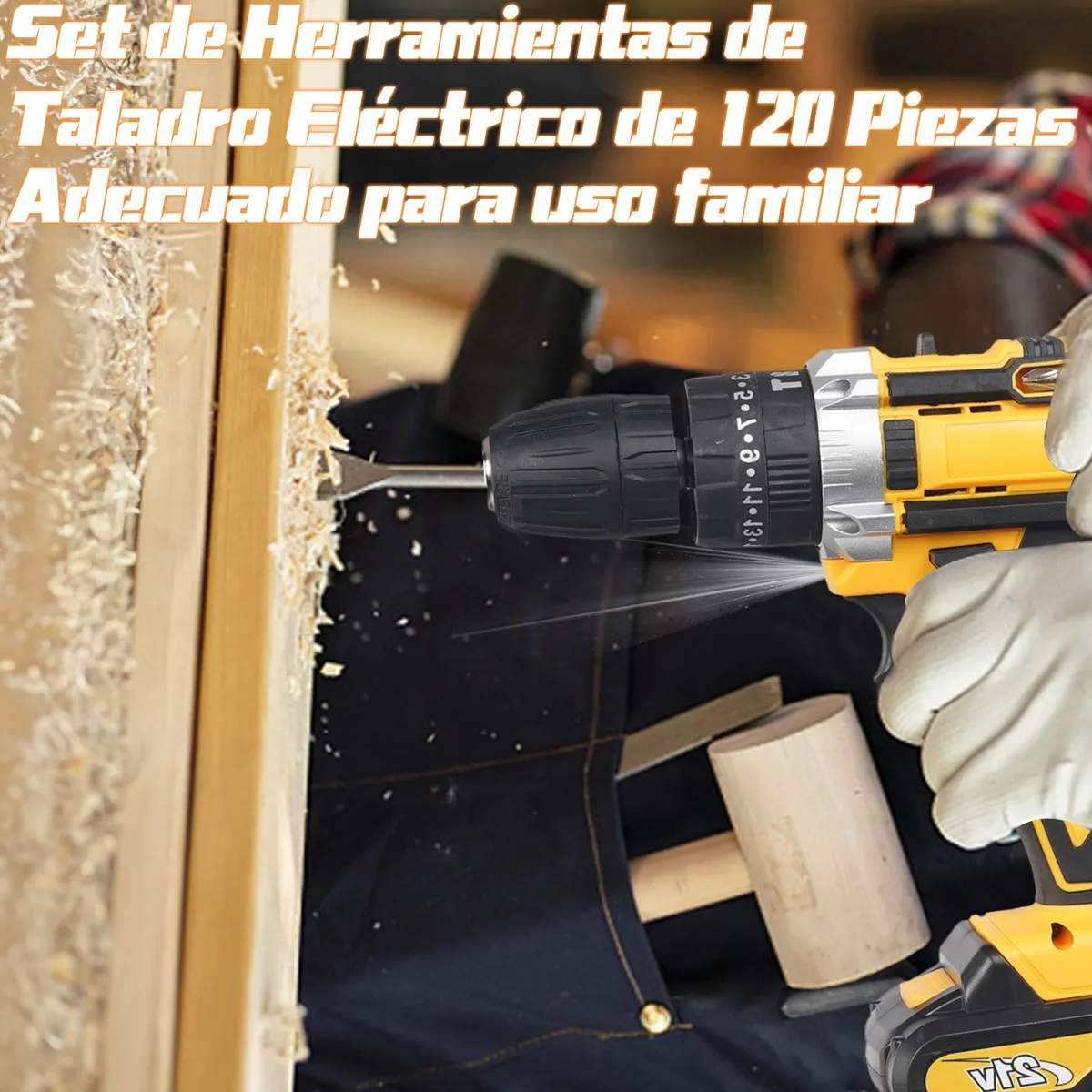 Kit De Herramientas Inalambricos 118 Pz