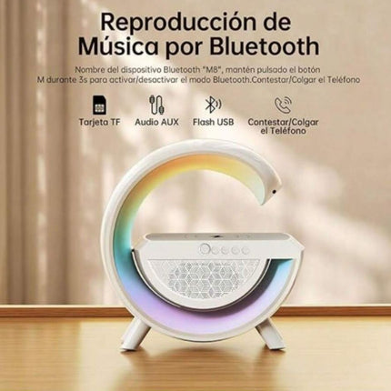 BOCINA bluetooth CARGADOR INALAMBRICO