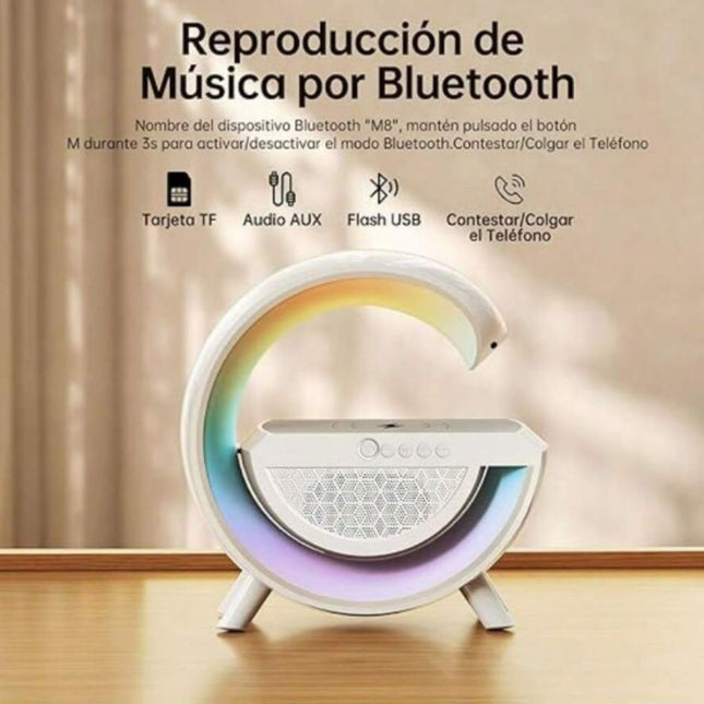 BOCINA bluetooth CARGADOR INALAMBRICO