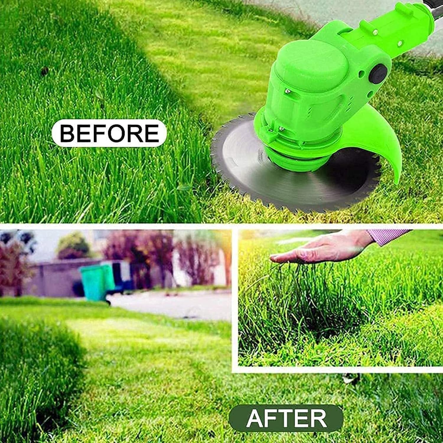 Cortadora Cesped Desbrozadora 2 Baterias