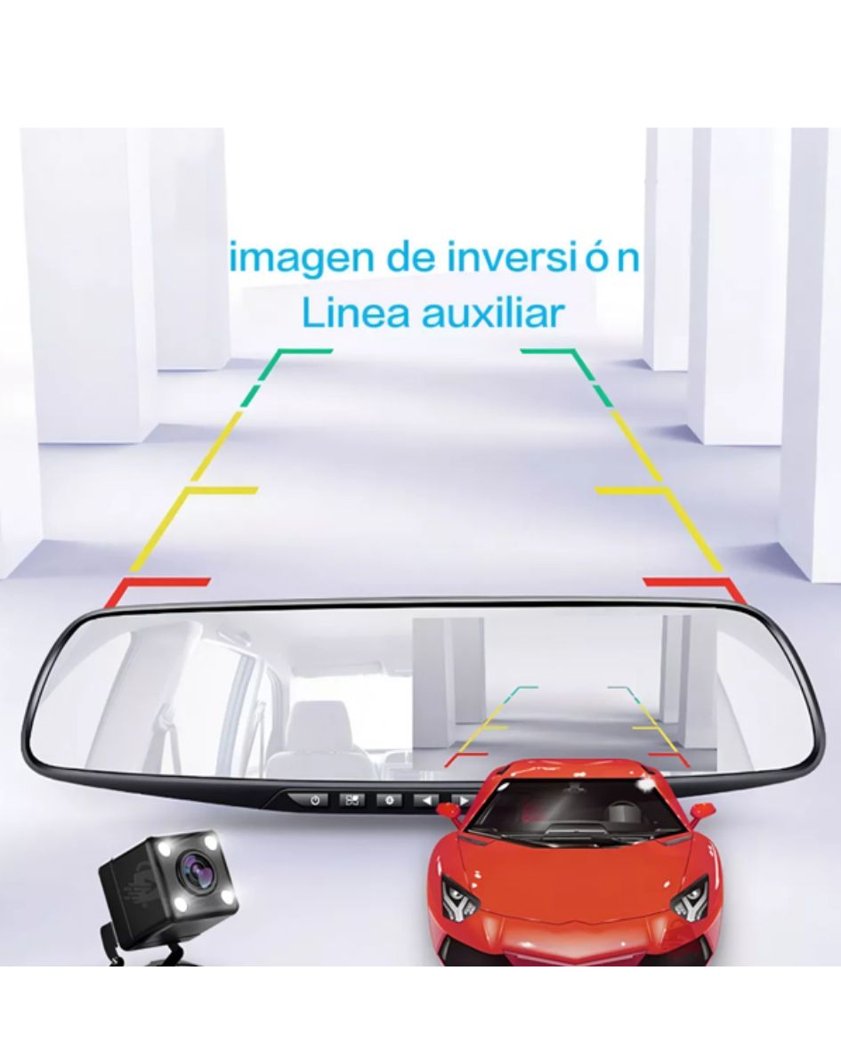 Espejo Retrovisor Para Auto Cámara