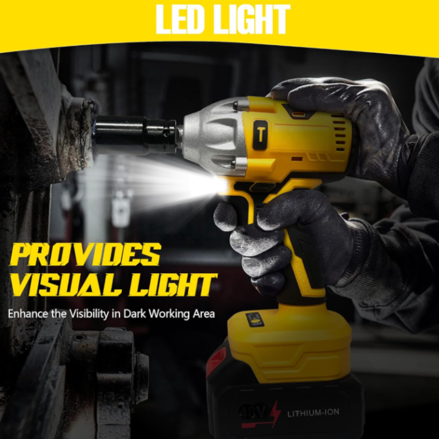 Llave Pistola de Impacto 2 baterias Port