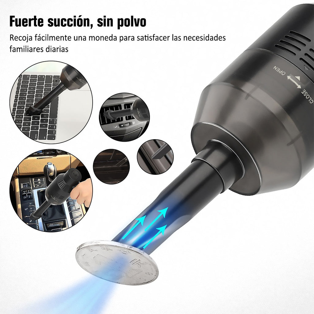 mini aspiradora de mano