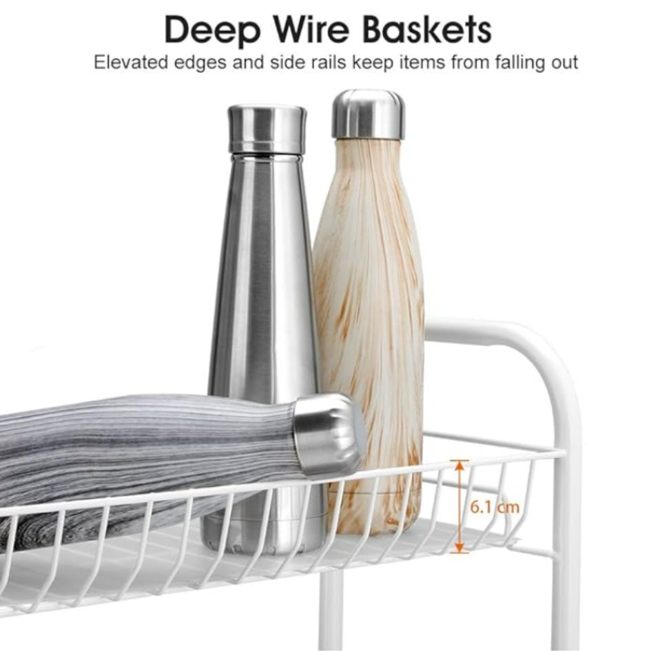 CARRITO ORGANIZADOR METALICO 3 NIVELES