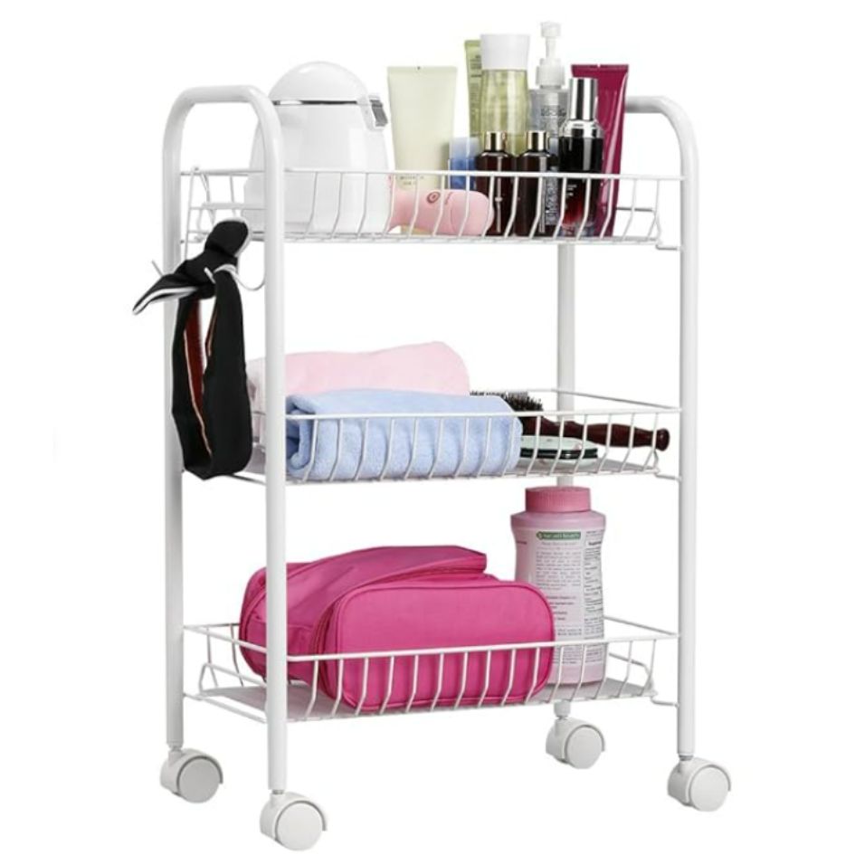 CARRITO ORGANIZADOR METALICO 3 NIVELES