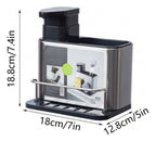 Porta cubiertos con dispensador de jabón