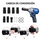 Llave Pistola De Impacto 2 Baterias AZUL