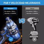 Llave Pistola De Impacto 2 Baterias AZUL