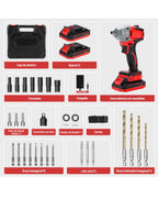 Llave Pistola de Impacto 2 Bat  450 NM