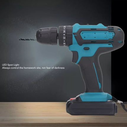 Taladro Azul Bateria Cuadrada