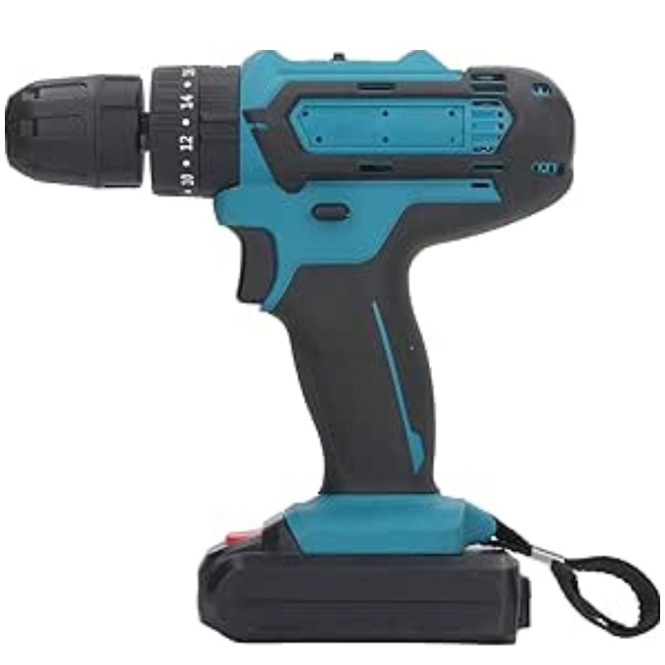 Taladro Azul Bateria Cuadrada