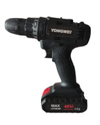 Taladro Negro Doble Bateria Cuadrada