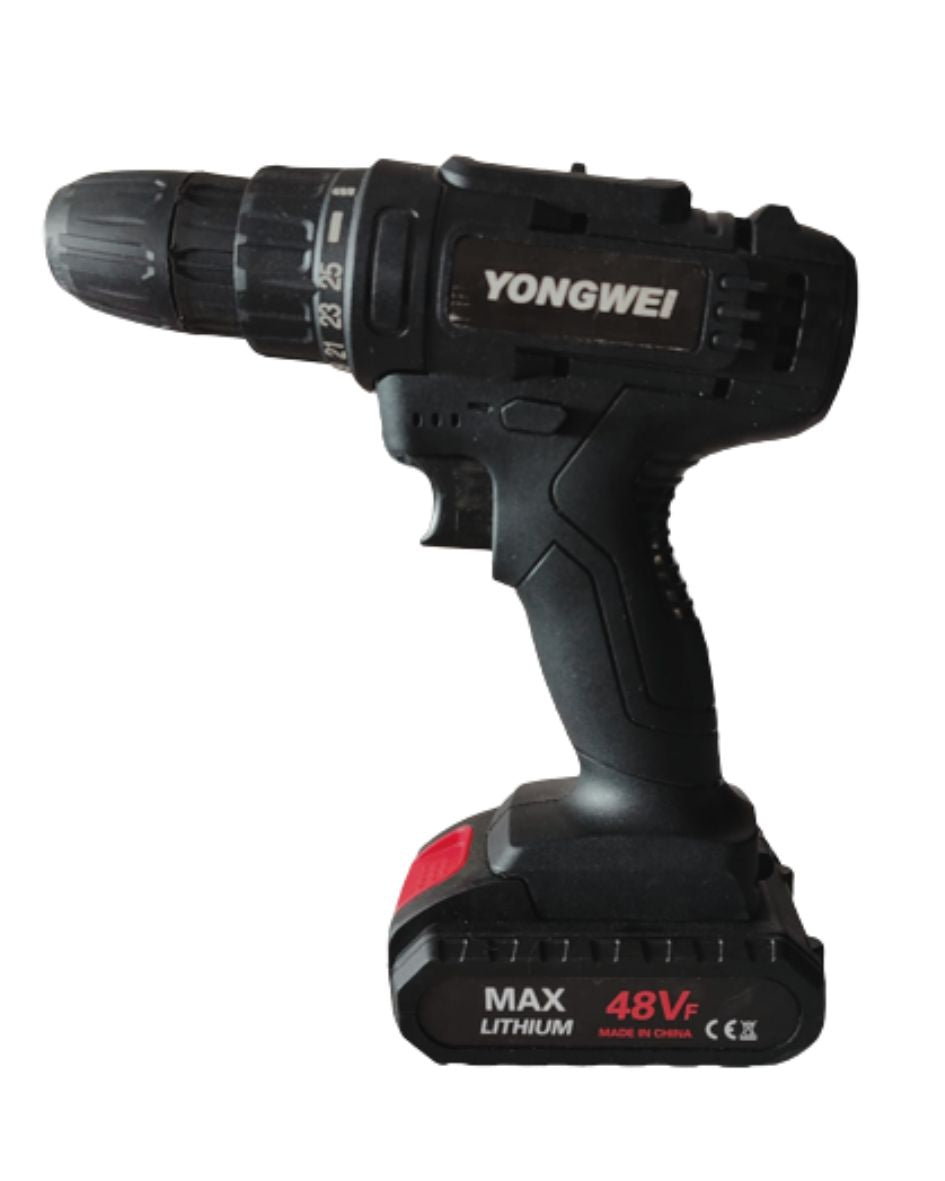 Taladro Negro Doble Bateria Cuadrada