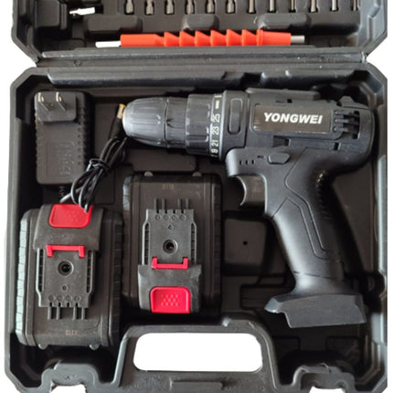 Taladro Negro Doble Bateria Cuadrada