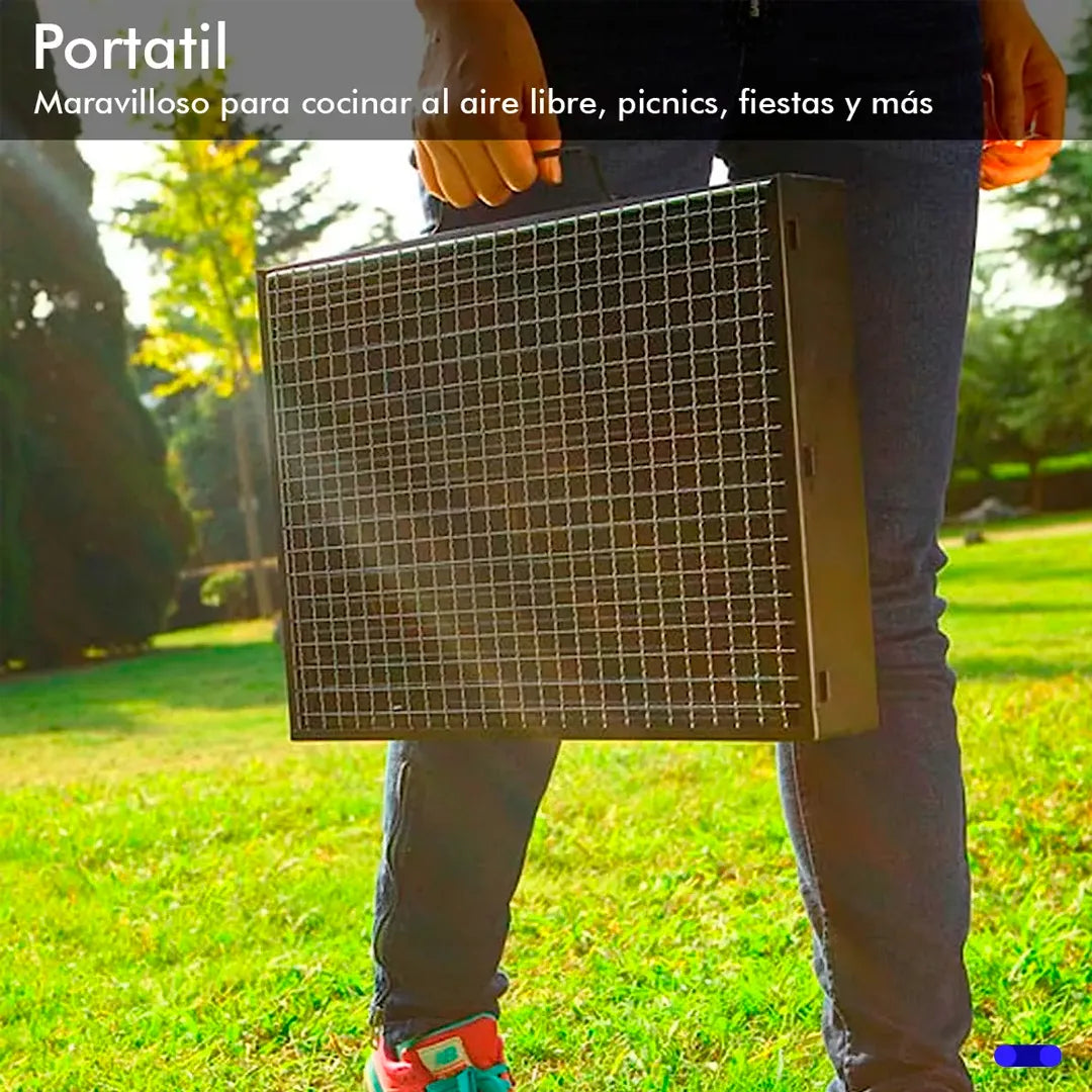 Mini Parrilla De Carbón