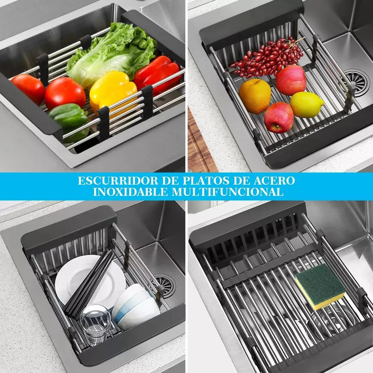 Escurridor retráctil