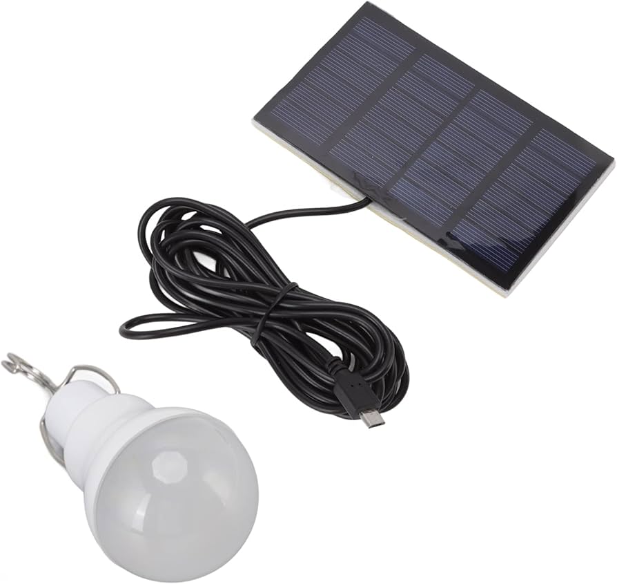 Bombilla Solar Recargable  Senderismo